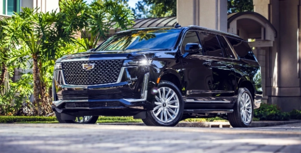 Luxury SUV black car
